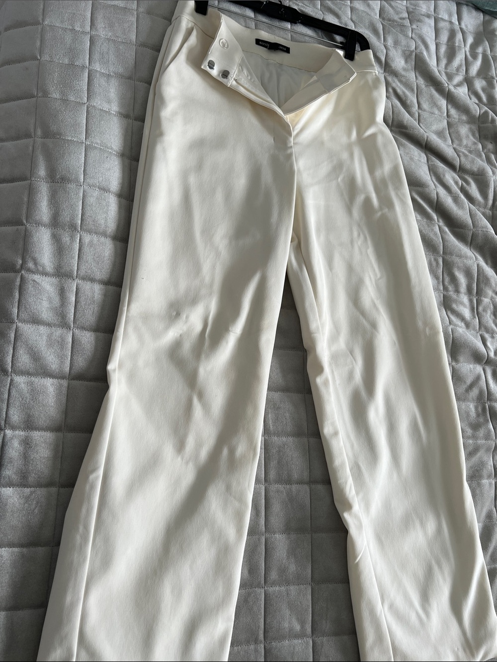 Boston Proper Cream Dress Pants